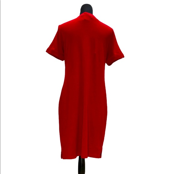 Karen Scott Sport Cotton Ribbon Trim Keyhole Dress - Picture 4 of 7